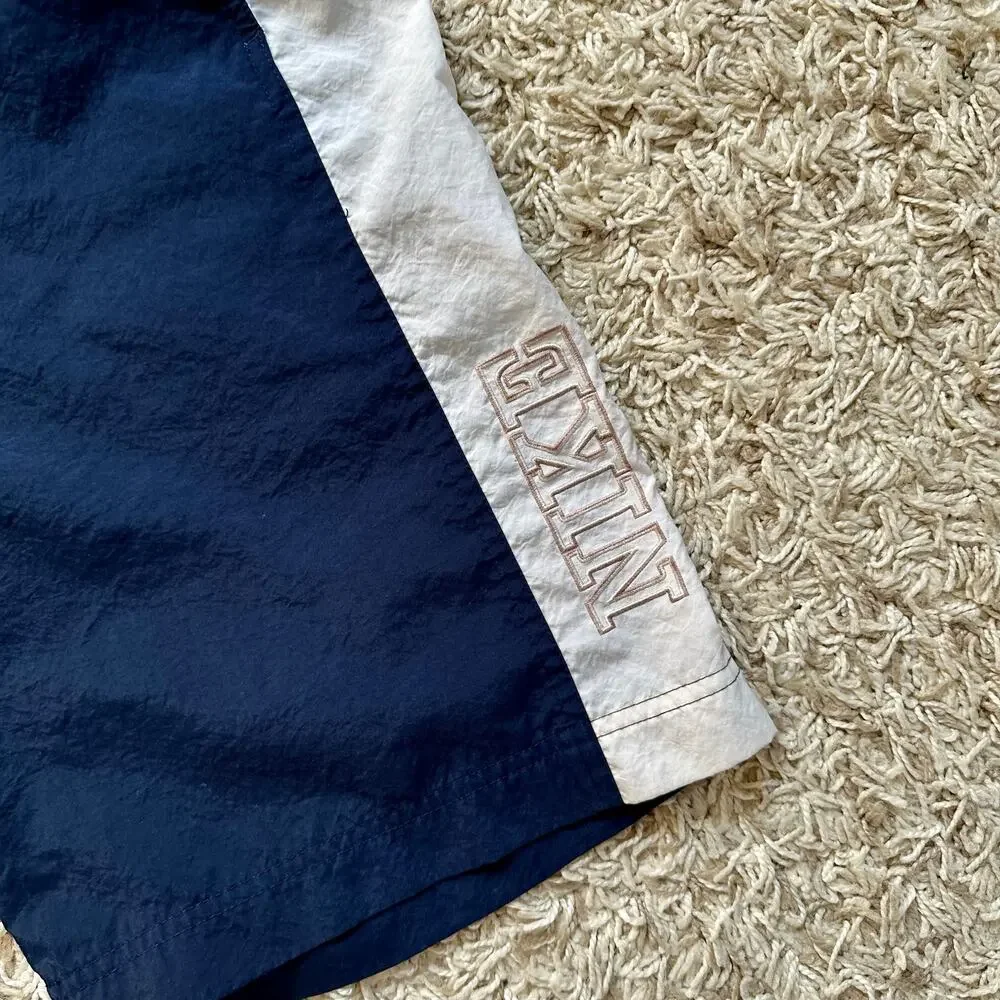 Vintage 90s Navy Nike Trunk Shorts Swim Mens Size M